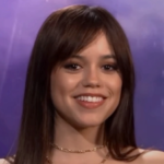 Jenna Ortega smiling during a 2022 interview