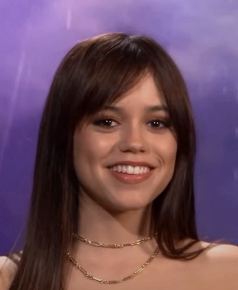 Jenna Ortega smiling during a 2022 interview