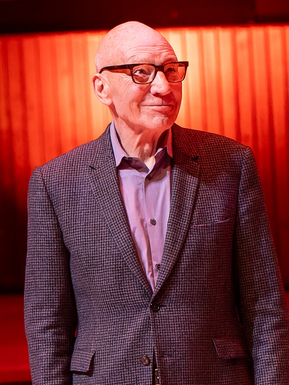 Patrick Stewart at the Royal Festival Hall in 2023