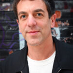 B.J. Novak at the opening of Color Theories in 2025
