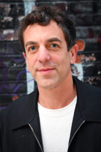 B.J. Novak at the opening of Color Theories in 2025