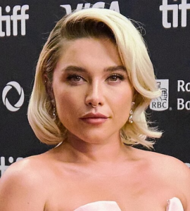Portrait of Florence Pugh at the 2024 Toronto International Film Festival