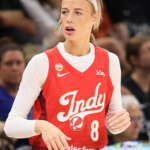 Sophie Cunningham with the Indiana Fever in August 2026