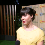 Portrait of Aubrey Plaza at the Parks and Recreation premiere in 2009