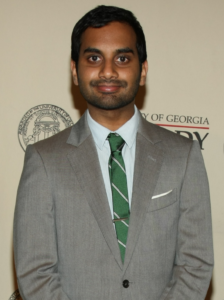 Portrait of Aziz Ansari at the 2012 Peabody Awards