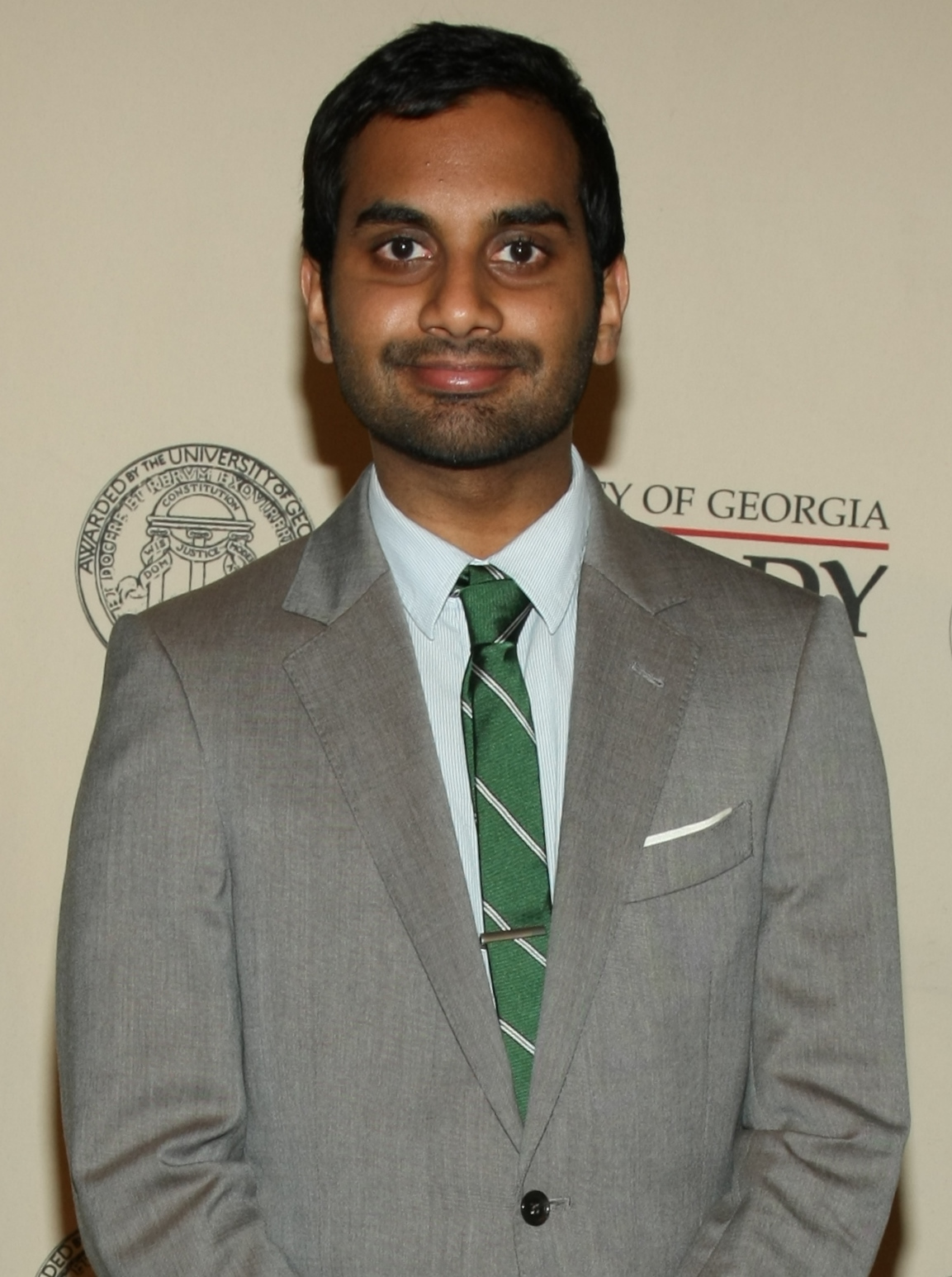 Portrait of Aziz Ansari at the 2012 Peabody Awards