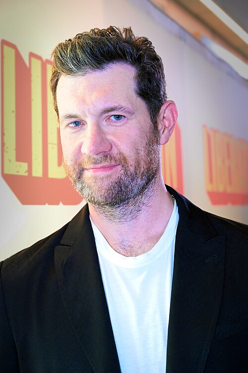 Portrait of Billy Eichner at the opening of Liberation in 2025