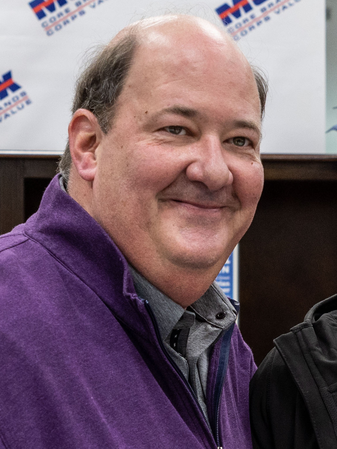 Brian Baumgartner at Camp Pendleton in 2023