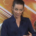 Evangeline Lilly during an MTV UK interview in 2018