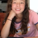 Portrait of Aubrey Anderson-Emmons in a 2018 FoodMania Review video