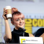 Maisie Williams speaking at San Diego Comic-Con in 2019