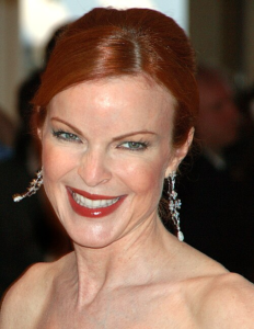 Marcia Cross at the White House Correspondents’ Dinner in 2008