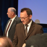 Michael Emerson greeting fans in 2012