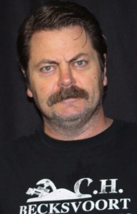 Headshot of Nick Offerman in 2013