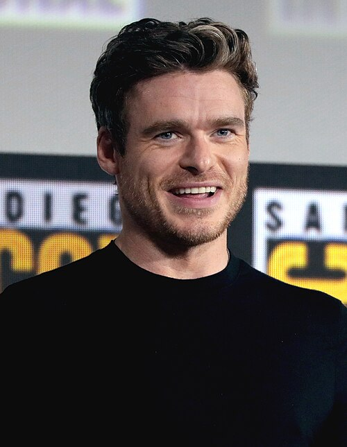 Richard Madden speaking at San Diego Comic-Con in 2019