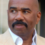 Portrait of Steve Harvey at his Hollywood Walk of Fame ceremony in 2013