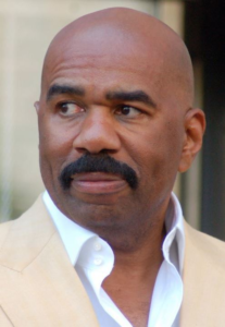 Portrait of Steve Harvey at his Hollywood Walk of Fame ceremony in 2013